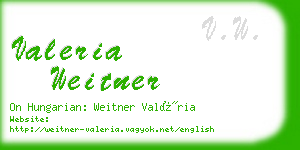 valeria weitner business card